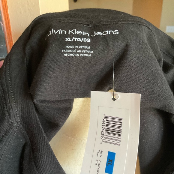 Calvin Klein Black Pullover Blouse Size XL, NWT - Picture 9 of 13